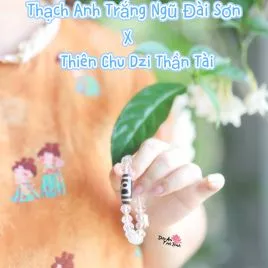 Thạch Anh Trắng Ngũ Đài Sơn x Dzi Thần Tài 